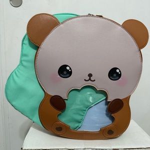 Poroful otter itabag. Comes with 4 sheet inserts and 2 side straps, 1 cross body
